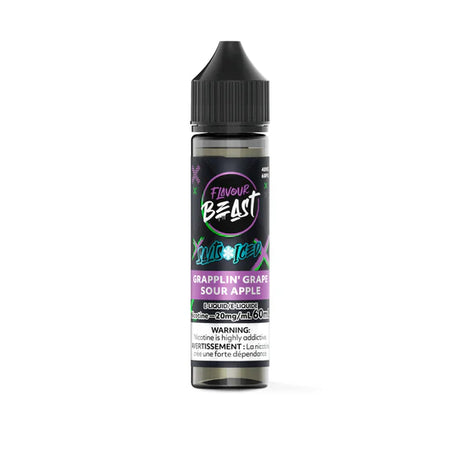 Grapplin' Grape Sour Apple Iced - Flavour Beast Vape Juice E-Liquid Nic Salt 60ml