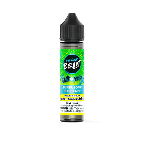 Flavour Beast Salt Juice E-Liquid - Super Sour Blue Razz