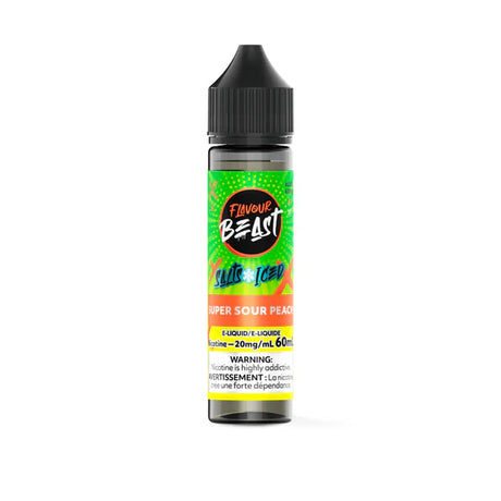 Flavour Beast Juice E-Liquid - Super Sour Peach 60mL nic salt