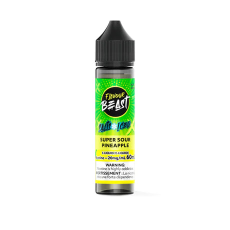 Flavour Beast Juice E-Liquid - Super Sour Pineapple 60mL
