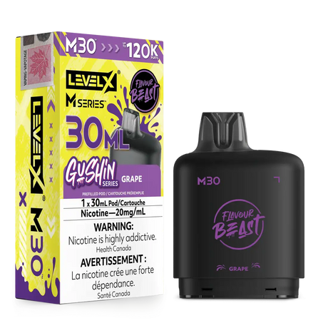 Grape Level X M Series 30mL Pod 120K