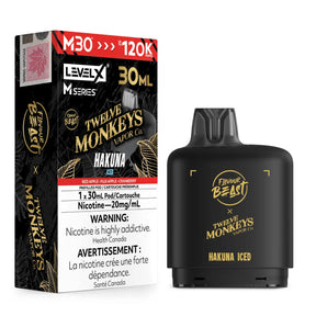 Hakuna Iced Level X M Series 30mL Pod 120K