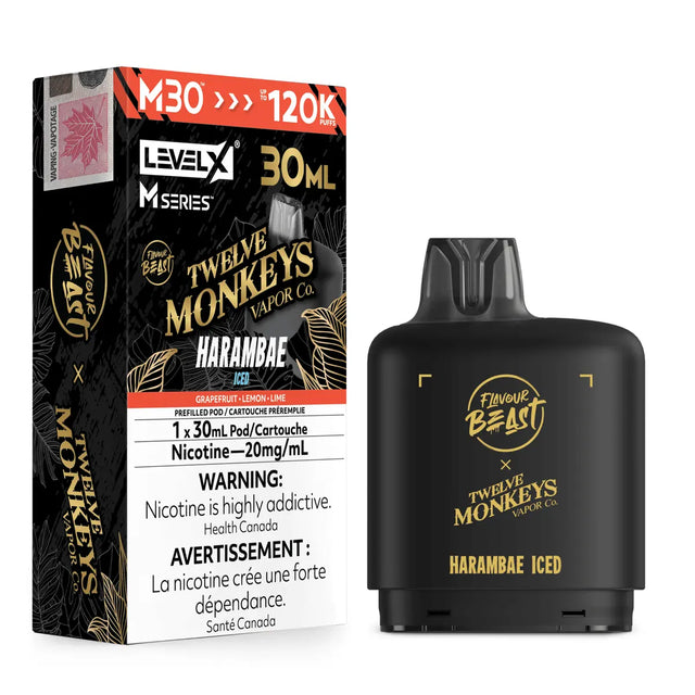 Harambae Iced Level X M Series 30mL Pod 120K