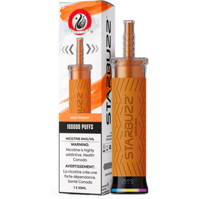 Starbuzz E-Hose 100K Disposable Vape – Irish Peach flavour 6mg 30mL