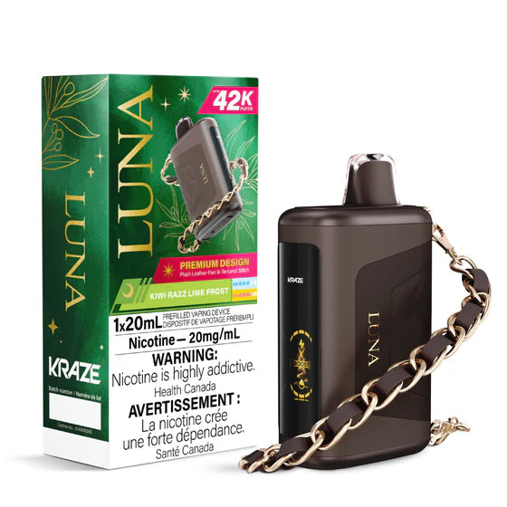 Kiwi Razz Lime Frost - Kraze Luna 42K Disposable Vape