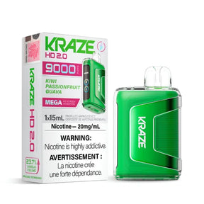Kraze HD 2.0 Disposable Vape 9000 Puffs - Kiwi Passionfruit Guava