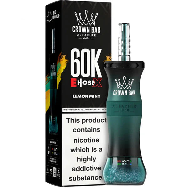 Lemon Mint - Al Fakher Crown Bar 60K EHOSE CloudX Disposable Vape