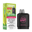 Flavour Beast Level X G2 Ultra 50K Prefilled Pod Sour Gushin Strawberry Kiwi disposable vape with up to 50,000 puffs and dual mesh coil in Canada