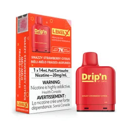 Level X Drip'n Snazzy Strawberrry Citrus Pod 14mL