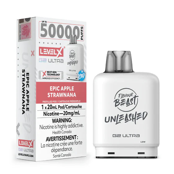 Epic Apple Strawnana - Flavour Beast Unleashed Level X Boost G2 ULTRA