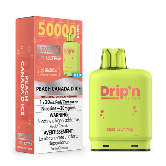 Level X Drip'n G2 Ultra - Peach Canada D Ice