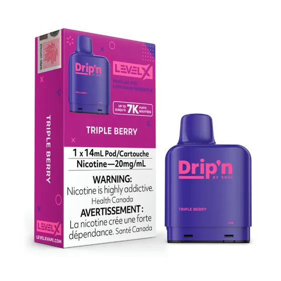 Level X Drip'n Pod Triple Berry