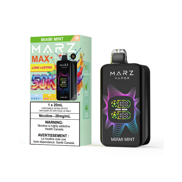 Miami Mint MARZ Max 50K disposable vape