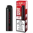 Marz Bar 1200 Puffs Disposable Vape - Black Cherry