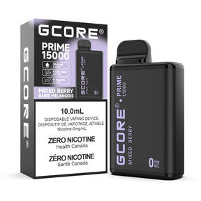 Gcore Prime 15K Zero Nicotine Disposable Vape 15000 Puffs Mixed Berries