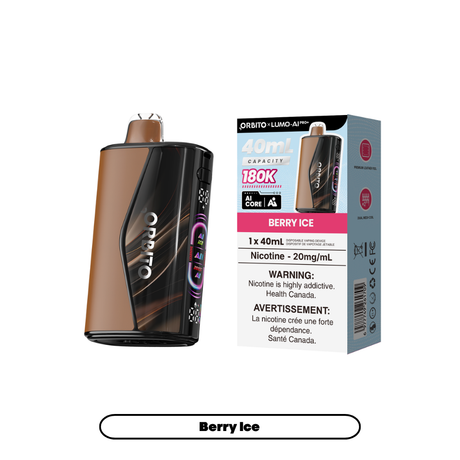 Berry Ice ORBITO LUMO AI Pro+ 180K disposable vape