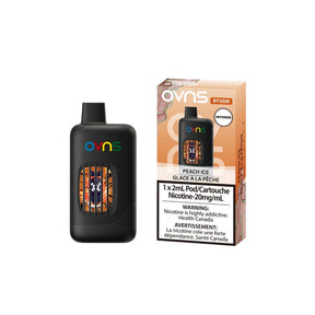 peach ice ovns intense 3500 puffs disposable vape