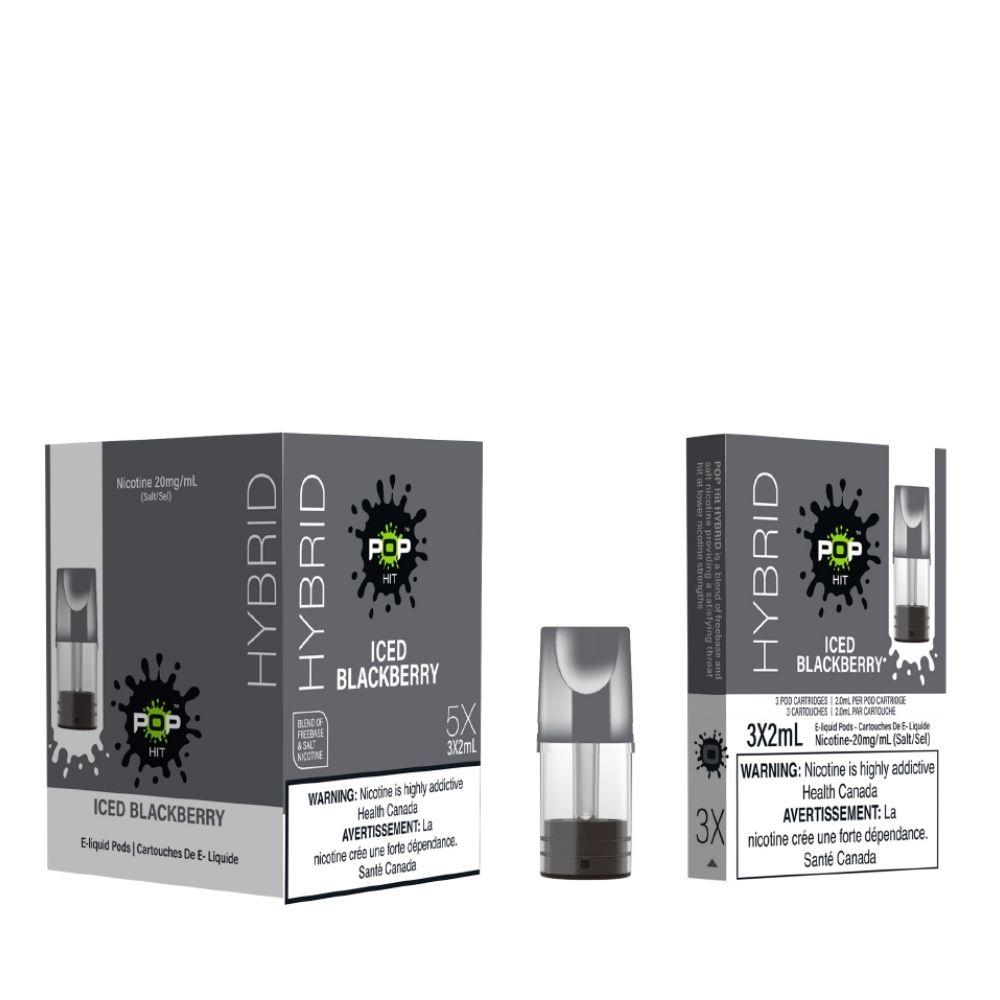 Iced Blackberry POP HIT Hybrid Pods 3 pack