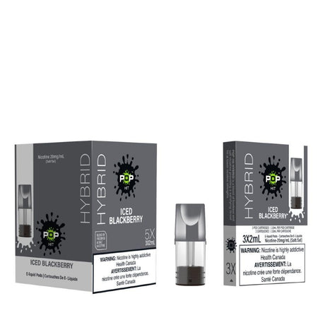 Iced Blackberry POP HIT Hybrid Pods 3 pack
