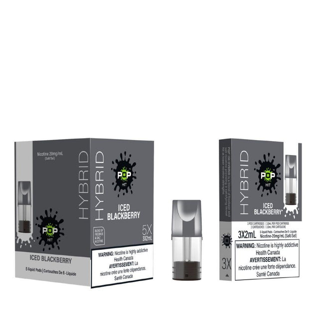Iced Blackberry POP HIT Hybrid Pods 3 pack