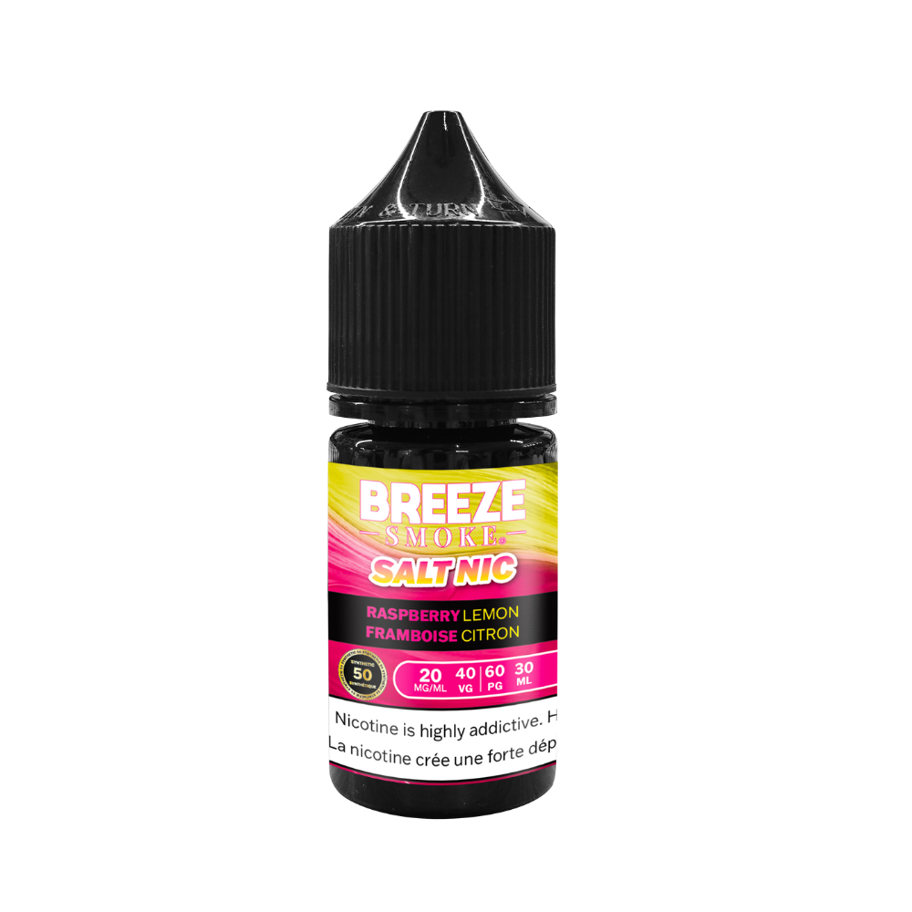 Breeze S50 20mg Salt Nic E-Liquid - 30ml raspberry lemon