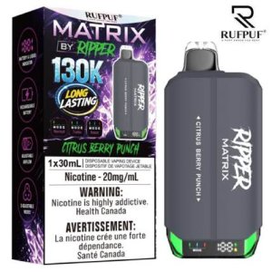 Citrus Berry Punch Ripper Matrix 130K disposable vape