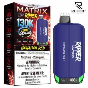Hawaiian Red Ripper Matrix 130K disposable vape