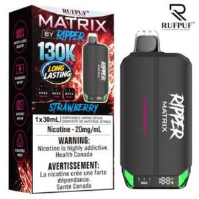 Strawberry Ripper Matrix 130K disposable vape