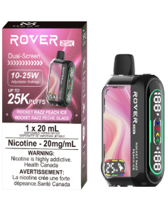 MARZ Rover 25K Rocket Razz Peach Ice Disposable Vape 25000 Puffs