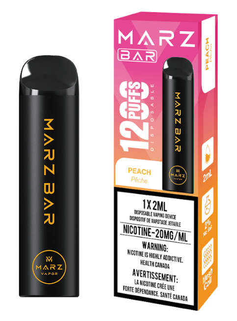 Marz Bar 1200 Puffs Disposable Vape - Peach