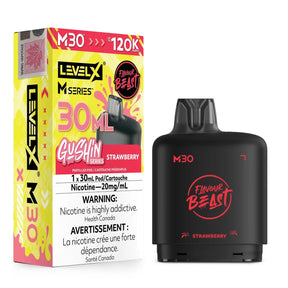Strawberry Level X M Series 30mL Pod 120K