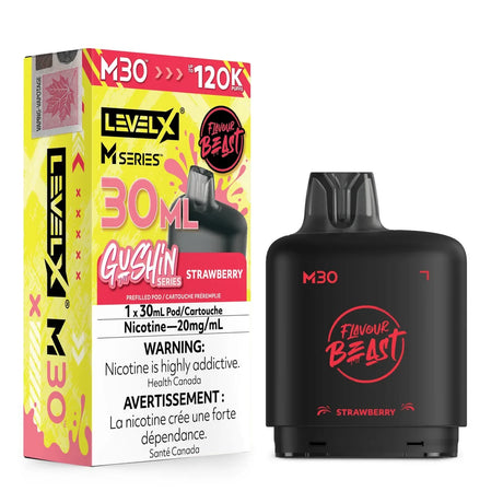 Strawberry Level X M Series 30mL Pod 120K