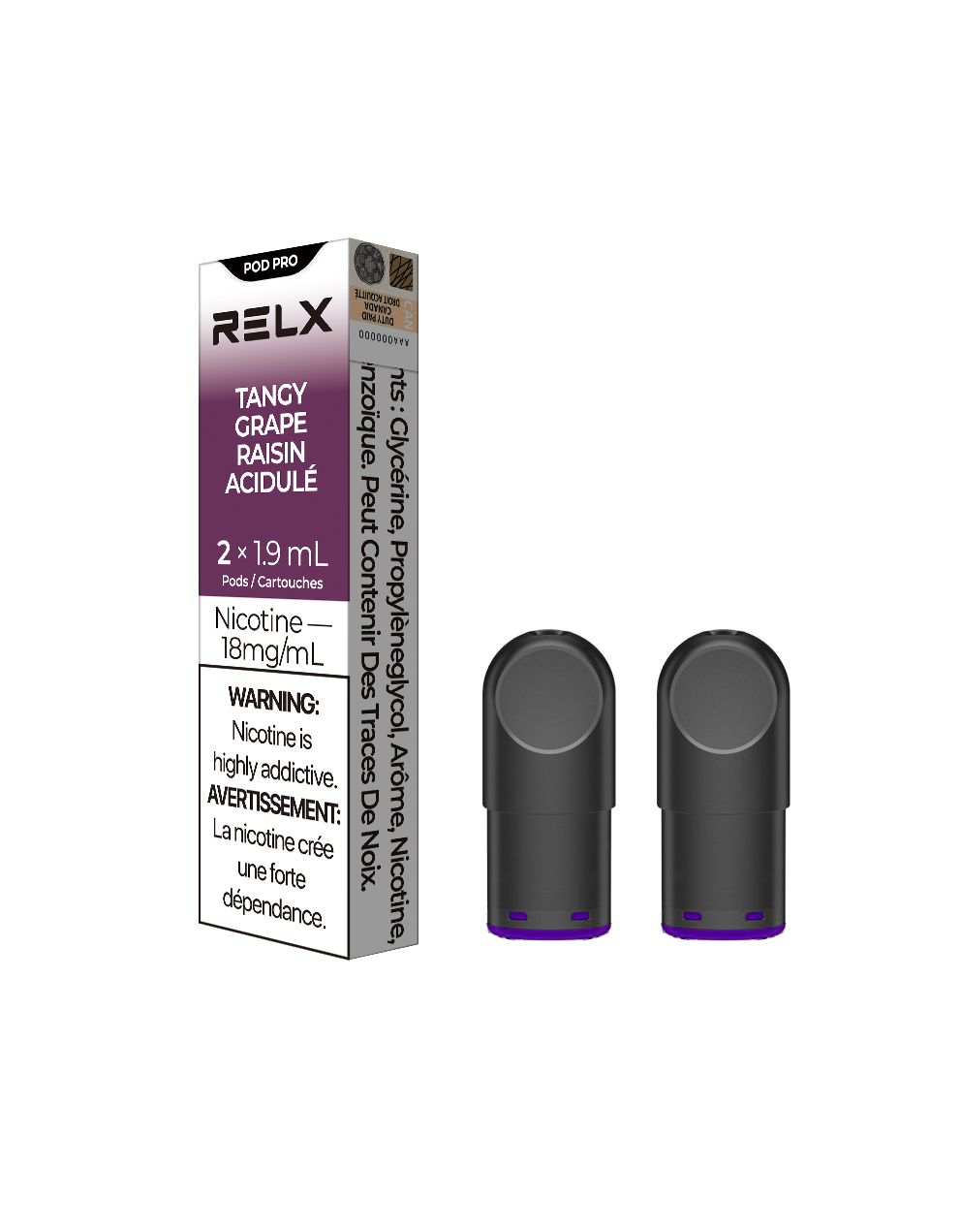 Relx Pods Pro - Tangy Grape (2 Packs)