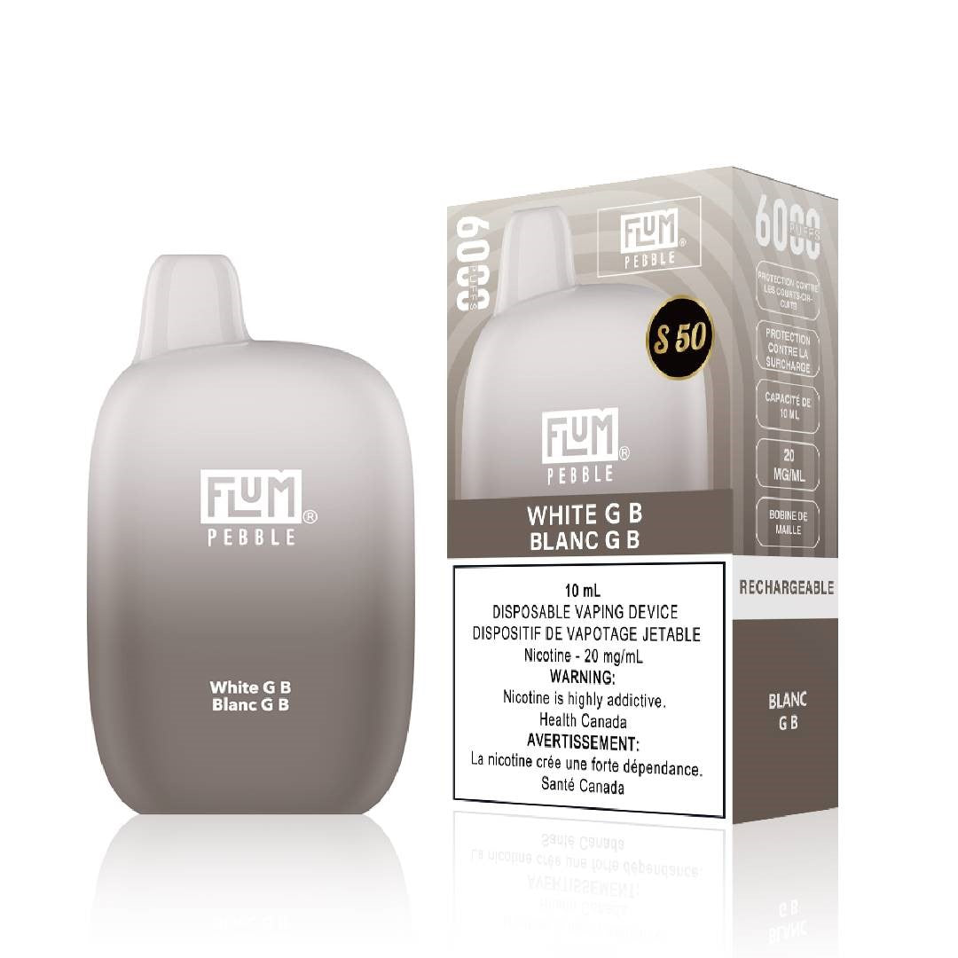 FLUM PEBBLE 6000 SYNTHETIC - WHITE G B