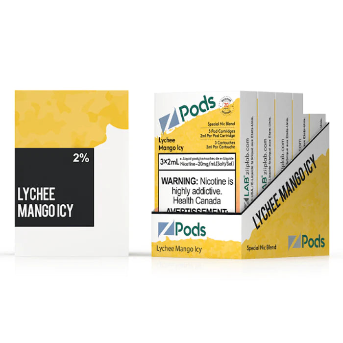LYCHEE MANGO ICY  - Z PODS ( SUPREME NIC BLEND)