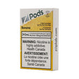 Banana Z Pods 20mg Supreme Nic Blend with three prefilled 2mL