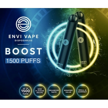 ENVI BOOST DISPOSABLE   6%  M1500 PUFFS