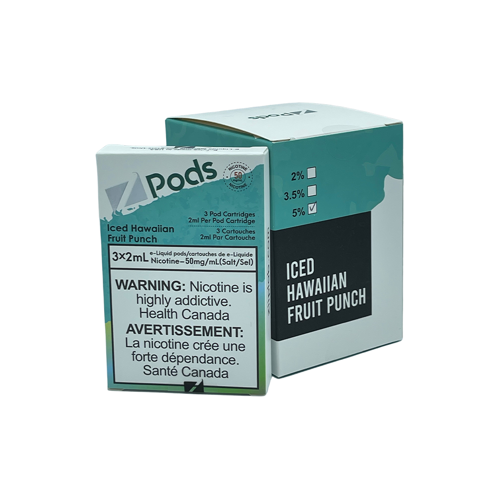 ICED HAWAIIAN FRUIT NECTAR  - Z PODS ( SUPREME NIC BLEND)