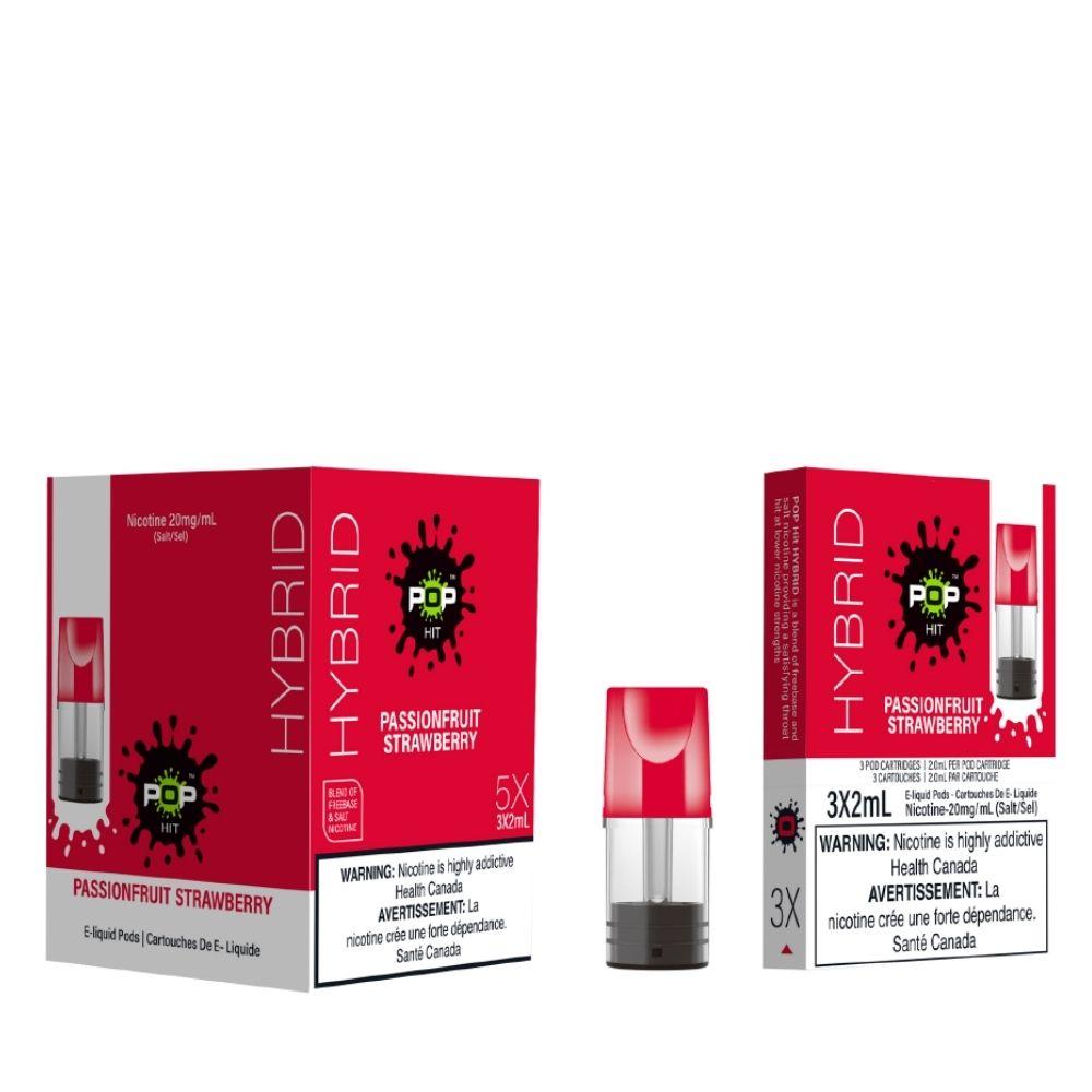 PASSIONFRUIT STRAWBERRY - POP HIT HYBRID PODS