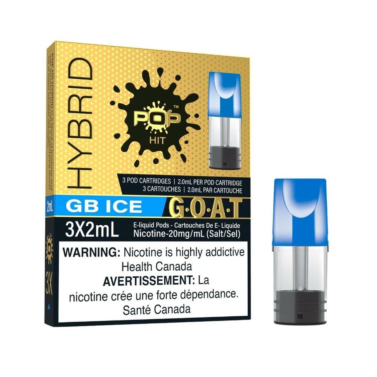 GB ICE -  G.O.A.T SERIES - POP HIT HYBRID PODS