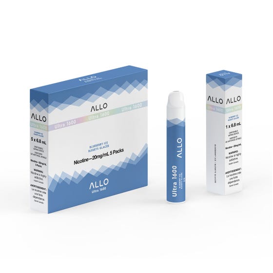 ALLO ULTRA 1600 DISPOSABLE - BLUEBERRY ICE