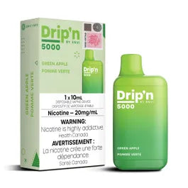 Drip'n by Envi 5000 Disposable - Green Apple