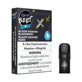 Flavour Beast Pods Pack - Blazin' Banana Blackberry Iced