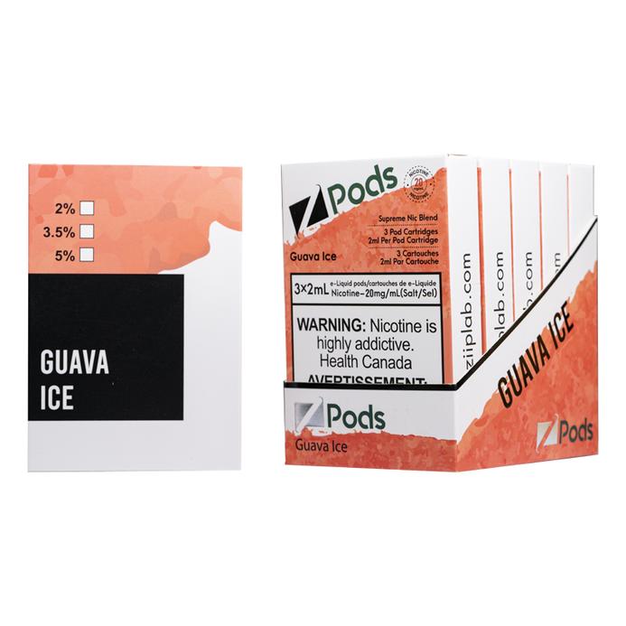 GUAVA ICE - Z PODS ( SUPREME NIC BLEND)